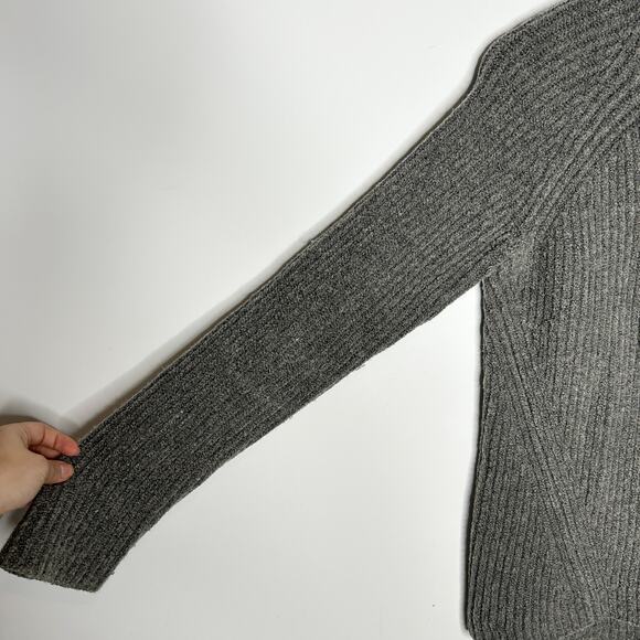 MADEWELL Sweater Womens Size XS Ribbed Knit Northfield Mockneck Winter Wool Soft - Picture 5 of 8